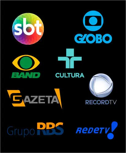 canais para anunciar na tv aberta do brasil: globo, sbt, record, gazeta, redetv e mais